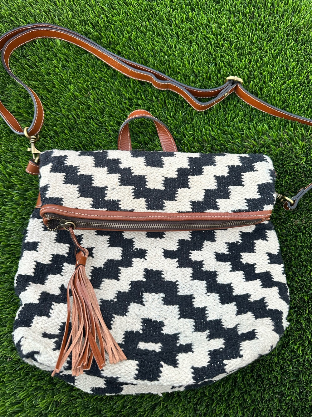 Patricia Nash Woven Casoli Convertible Backpack